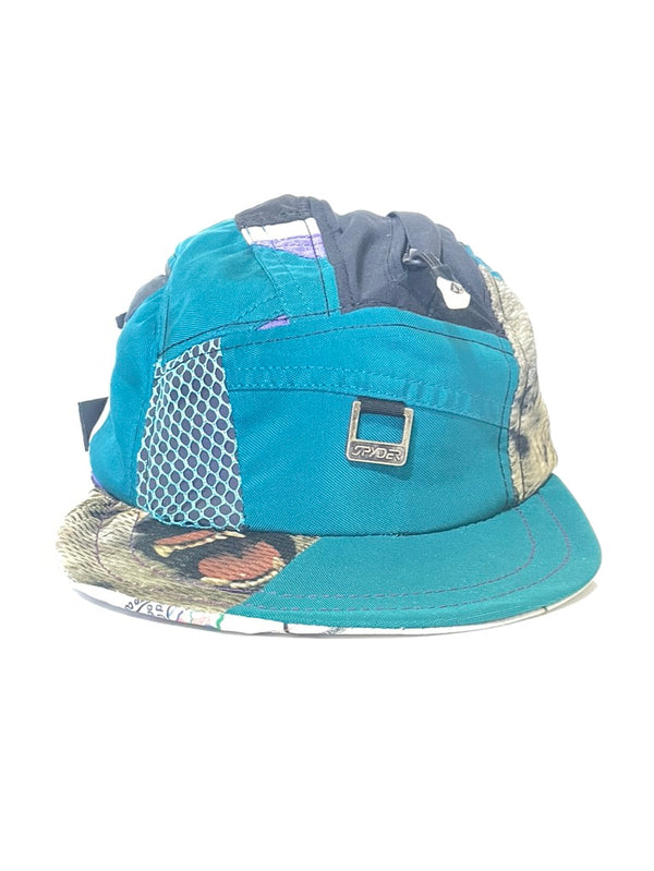 Vintage Spyder x Volcom 5 panel with snowboard buckle strap