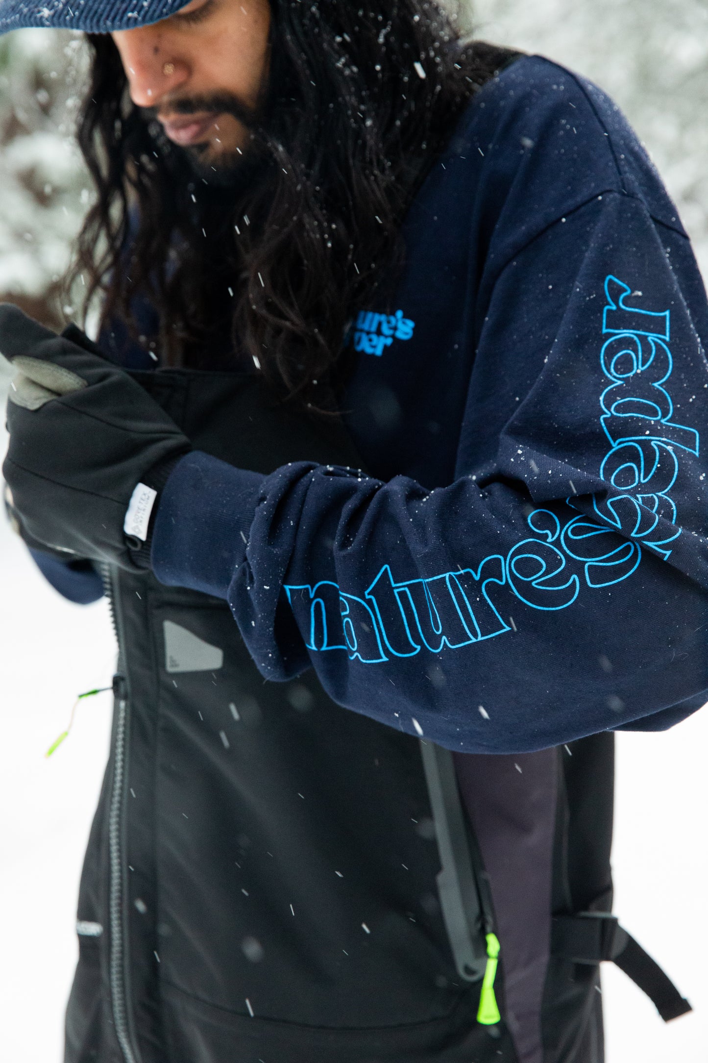Ice Blue Navy Long Sleeve