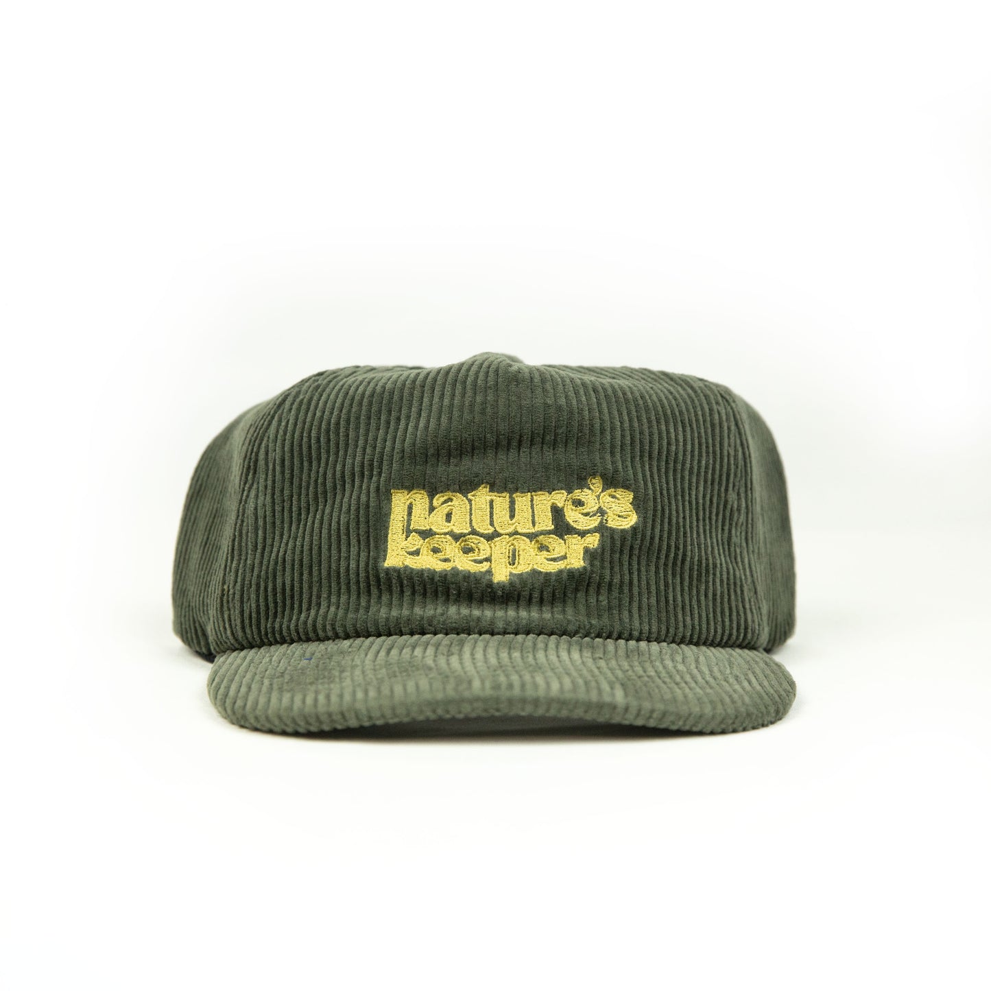 NatKe Green Corduroy Hat