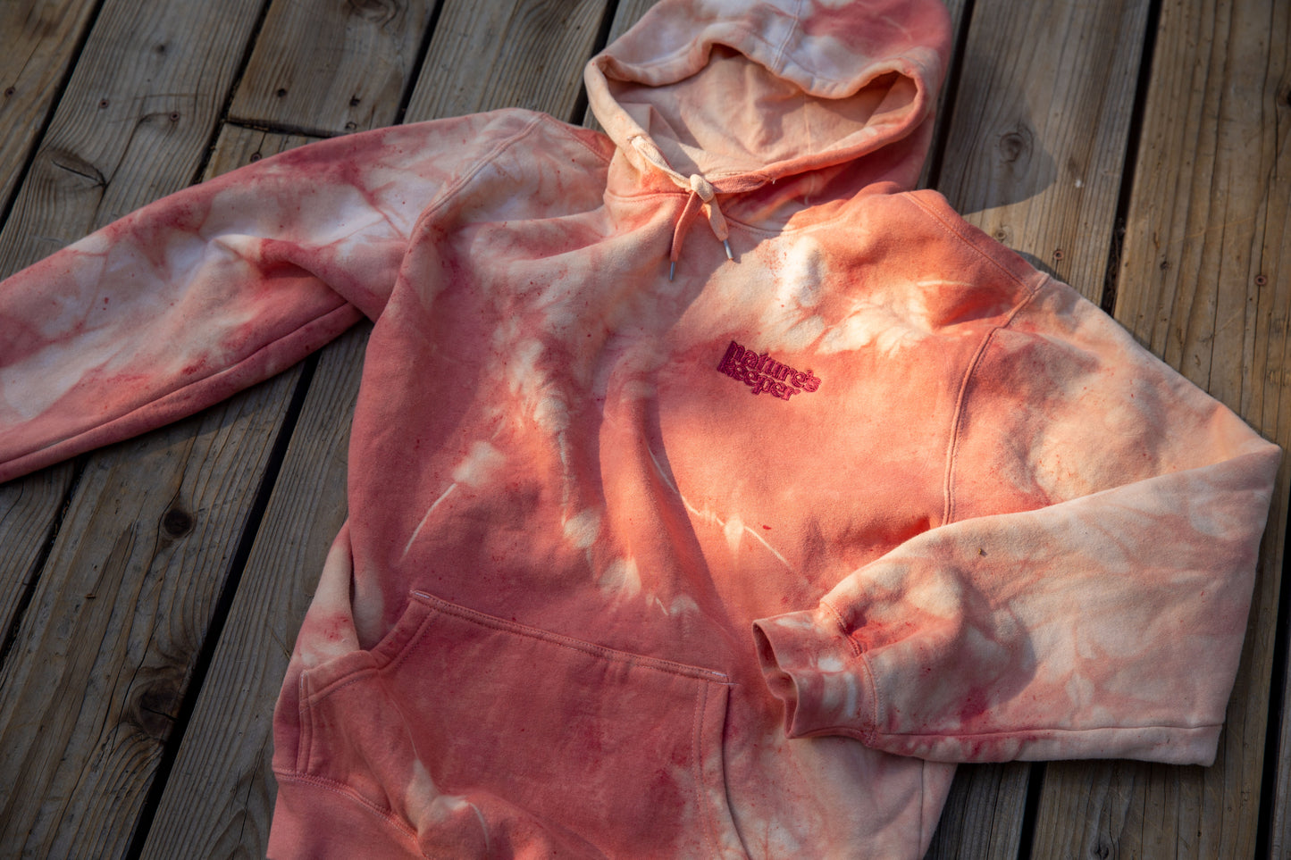 Tahoe Sunset Hoodie Marigold Tie Dye 🌱