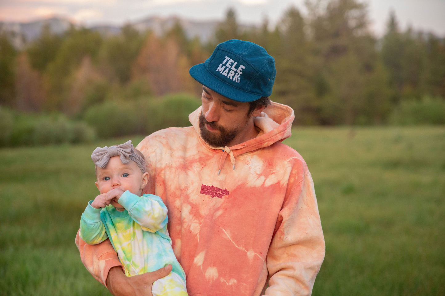 Tahoe Sunset Hoodie Marigold Tie Dye 🌱