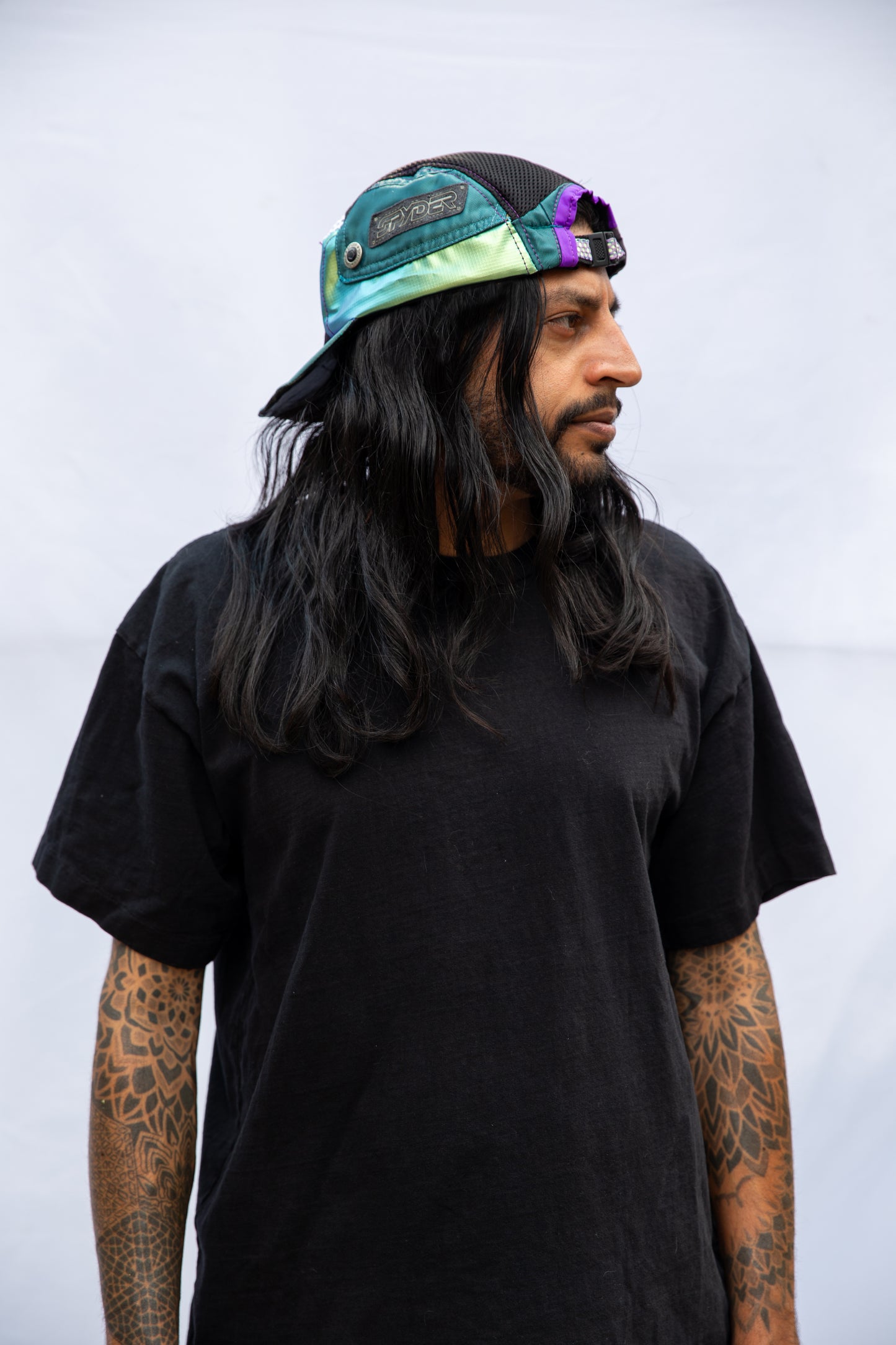 Custom Iridescent 5-panel Hat (1 of 1) Vintage Spyder