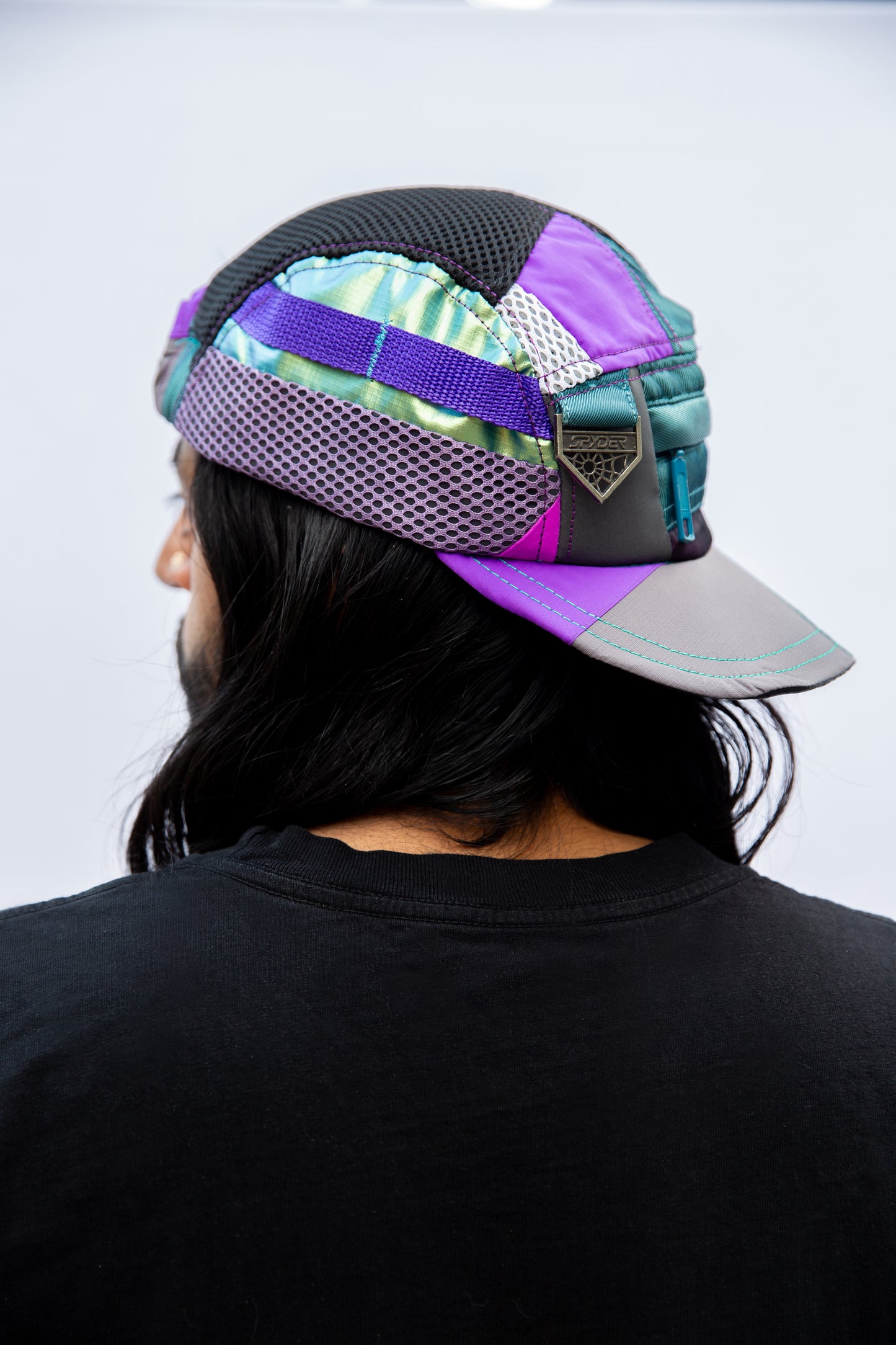 Custom Iridescent 5-panel Hat (1 of 1) Vintage Spyder